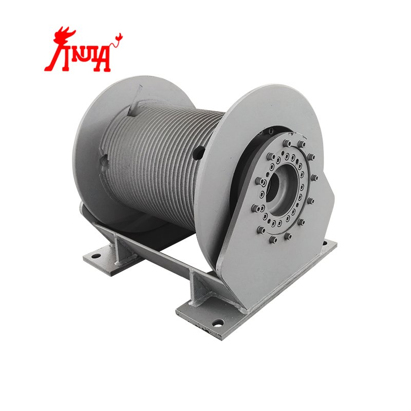 Single Drum 12000/13200 Lbs Pounds 6T 6000kg Hydraulic Winch for Tractors/anchor/excavator/shrimp Boat/fishing Net