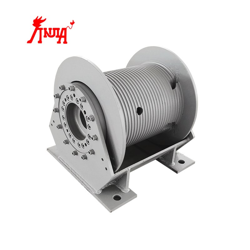 Single Drum 12000/13200 Lbs Pounds 6T 6000kg Hydraulic Winch for Tractors/anchor/excavator/shrimp Boat/fishing Net