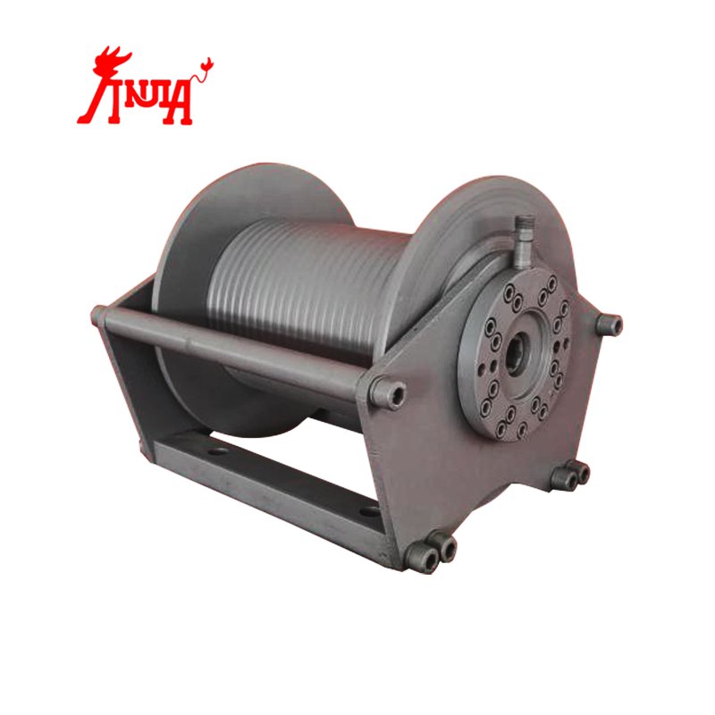 Single Drum 12000/13200 Lbs Pounds 6T 6000kg Hydraulic Winch for Tractors/anchor/excavator/shrimp Boat/fishing Net