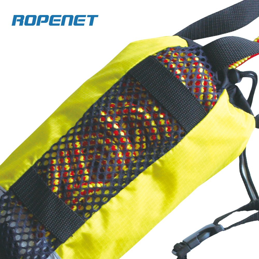 ROPENET Reflective Buoyancy Water Rescue Throw Rope Bag