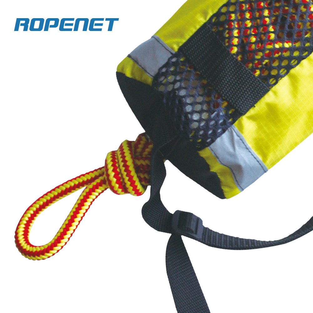 ROPENET Reflective Buoyancy Water Rescue Throw Rope Bag