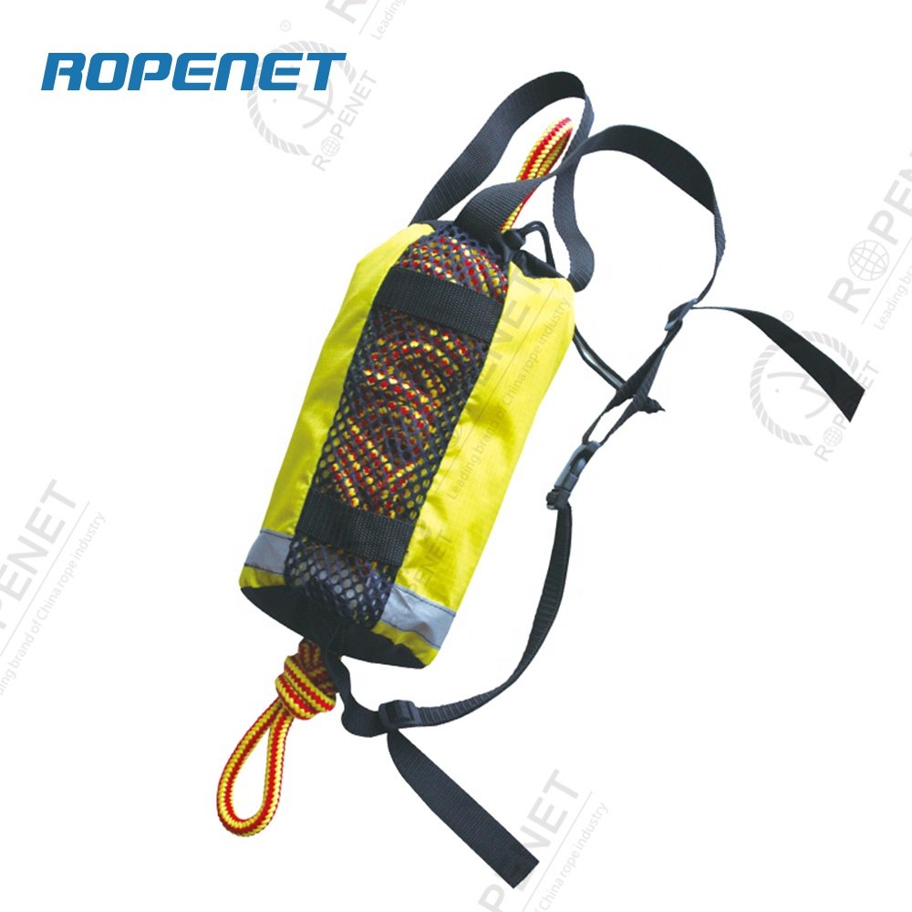 ROPENET Reflective Buoyancy Water Rescue Throw Rope Bag