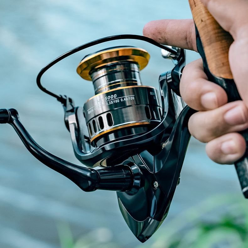 Wholesale Fishing Gear All Metal Parts Fishing Wheel Spinning Wheel Fishing Line Anchor Fish Wheel