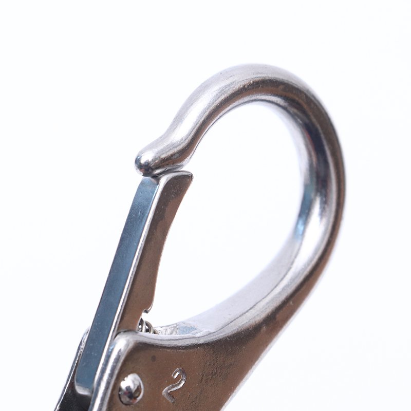 Stainless Steel 304 Grade #2 Swivel Eye Snap Carabiner Hook for Boat Anchor Ropes
