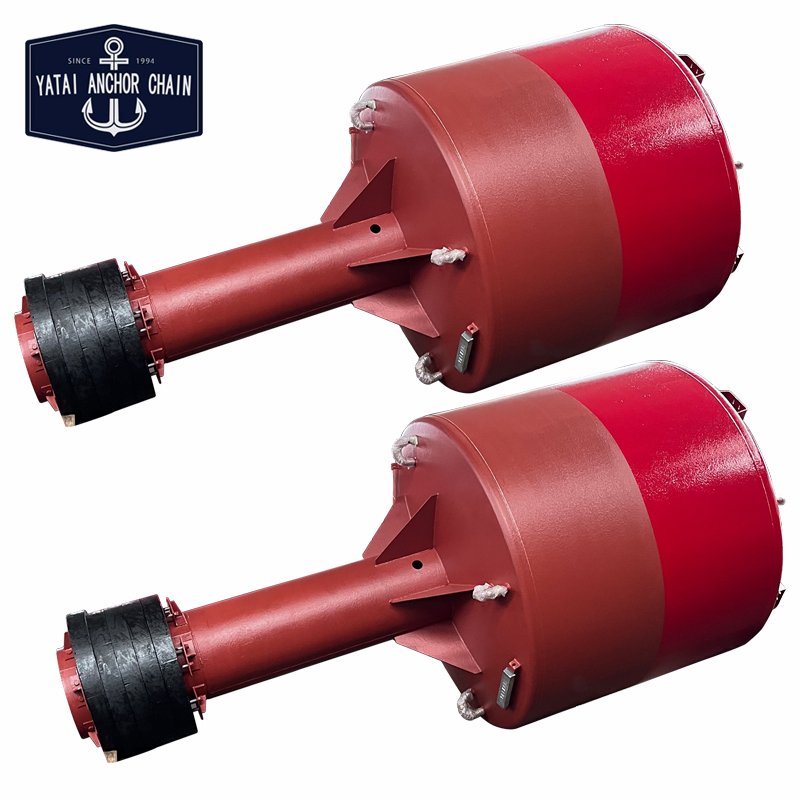 Custom Highly Visible Ocean Buoy Steel Navigation Buoy for Marine Ships and Boats with Solar Light