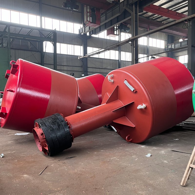 Custom Highly Visible Ocean Buoy Steel Navigation Buoy for Marine Ships and Boats with Solar Light