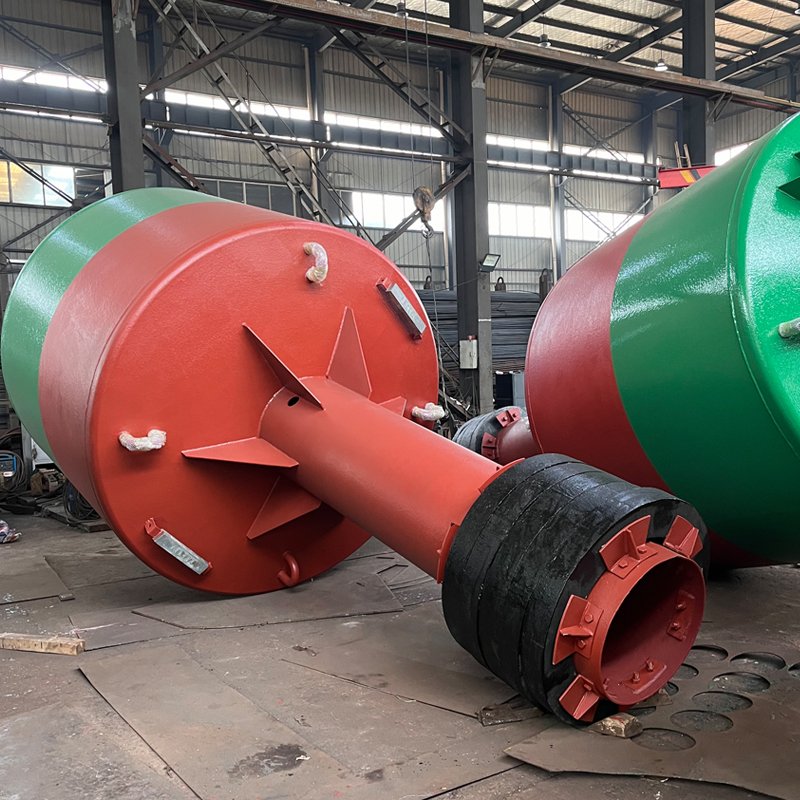 Custom Highly Visible Ocean Buoy Steel Navigation Buoy for Marine Ships and Boats with Solar Light
