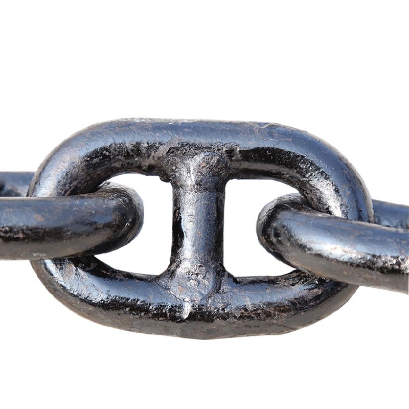 Marine Butt Welded Boat Anchor Chain Link With Stud for Vessels