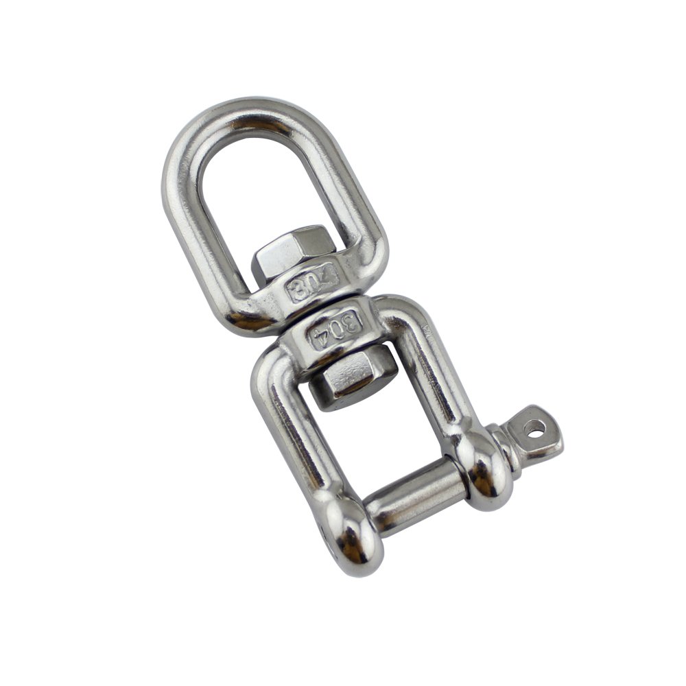 Rigging Hardware Chain Swivels Stainless Steel 304 Anchor Swivel Eye and Jaw