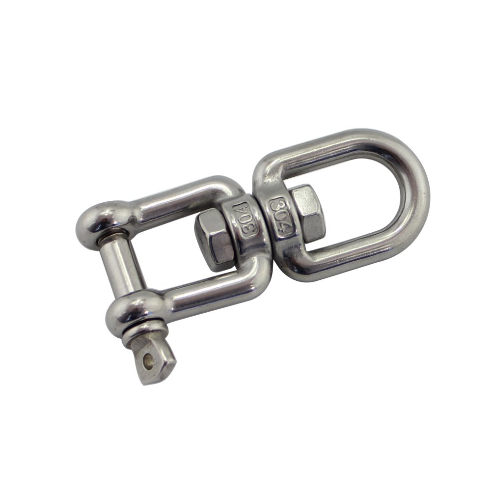Rigging Hardware Chain Swivels Stainless Steel 304 Anchor Swivel Eye and Jaw