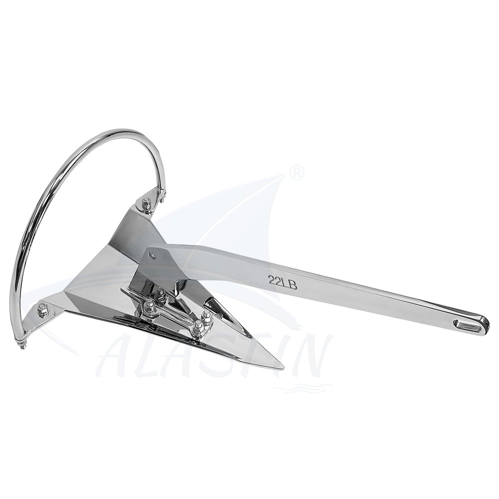 Alastin Marine Yacht Anchor Stainless Steel Mirror Polished Mantus Boat Anchor