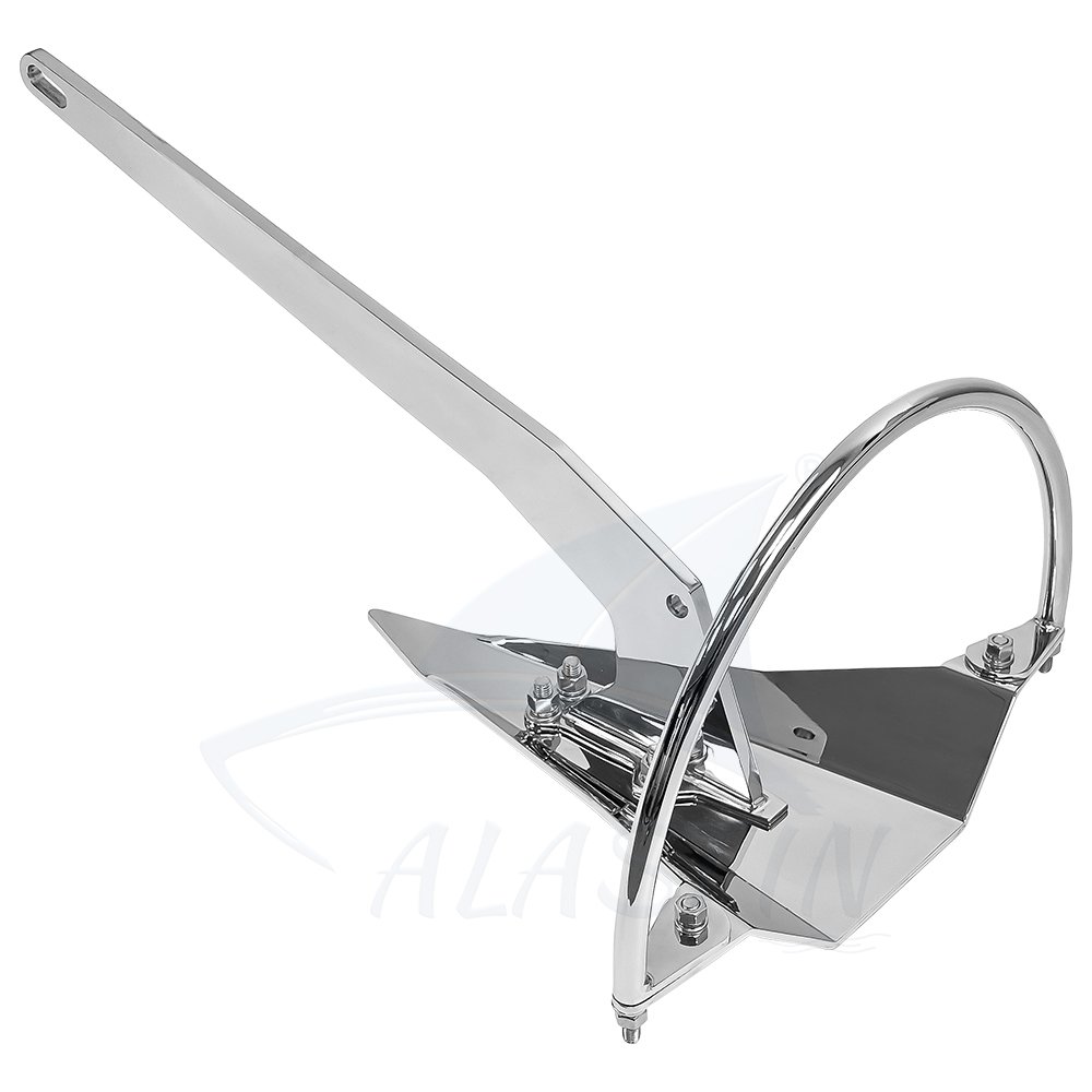 Alastin Marine Yacht Anchor Stainless Steel Mirror Polished Mantus Boat Anchor