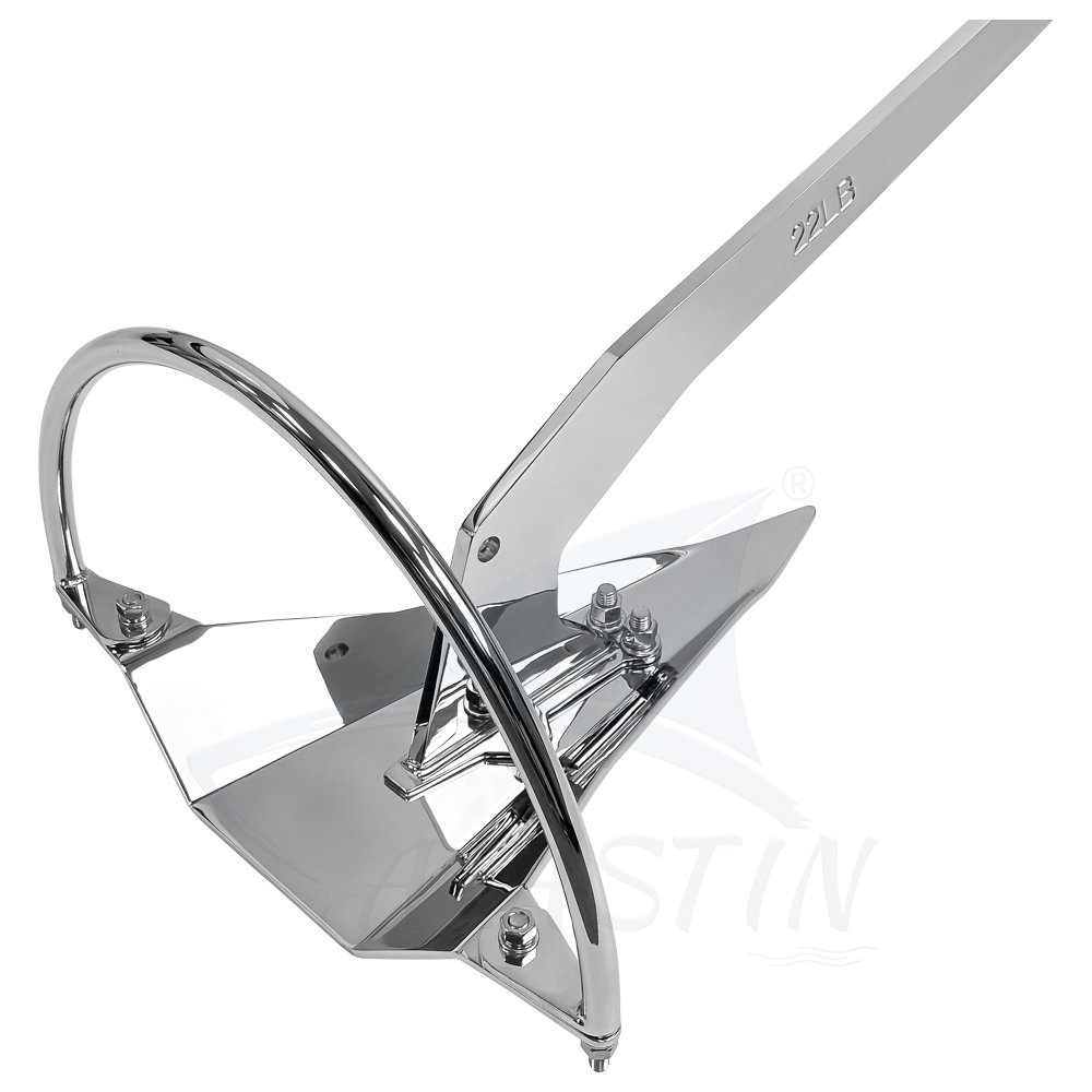 Alastin Marine Yacht Anchor Stainless Steel Mirror Polished Mantus Boat Anchor