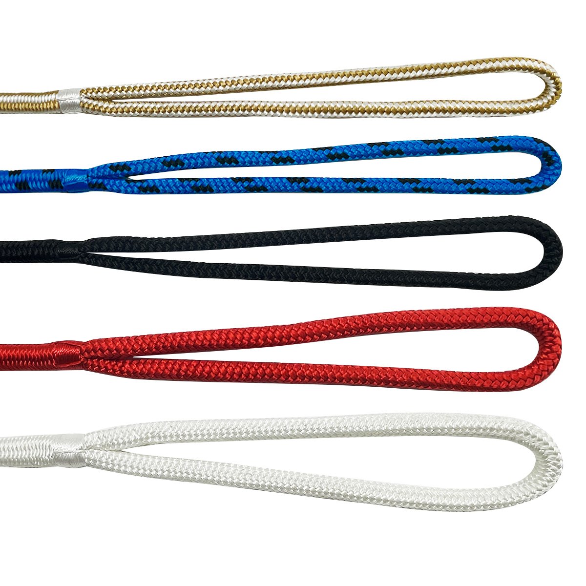 Boat Fender Lines Anchoring Dock Line Black Nylon Double Draided Rope for Marine Sailing Boat/kayak/yacht
