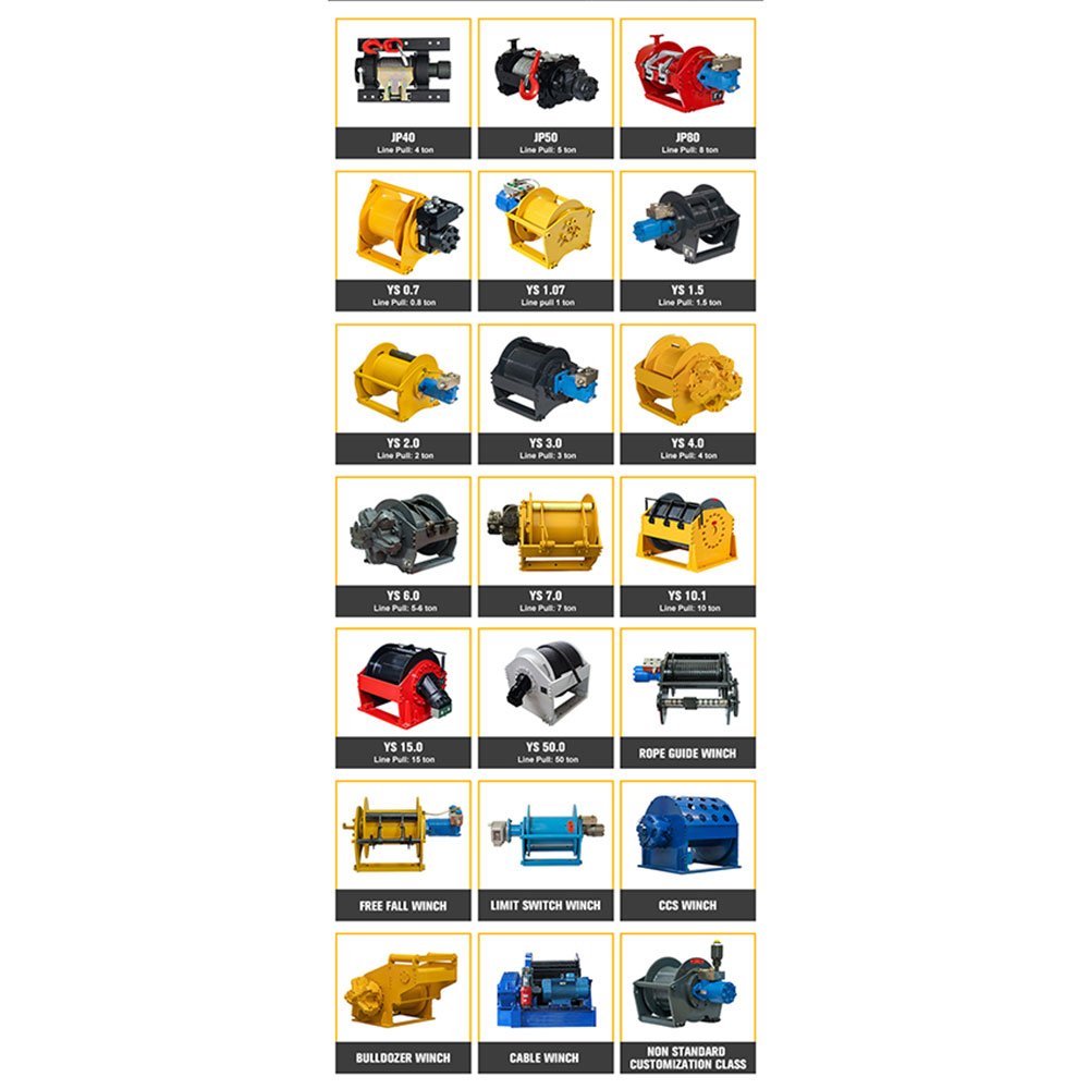 CCS CE Planetary Hydraulic Cable Winch for Oil Well Drilling for Shrimp Boat /Anchor Winch With Brake