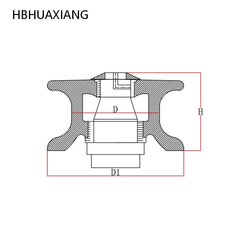 Robust B-Type Marine Cable Roller - Ideal for Marine and Offshore Settings