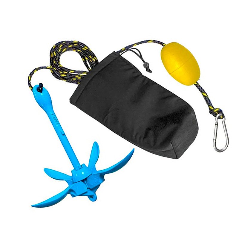 Kayaks Canoes SUP Paddle Boards Jet Skis Fishing Boat Kayak Accessories Folding Anchor Kit Dock Rope Line