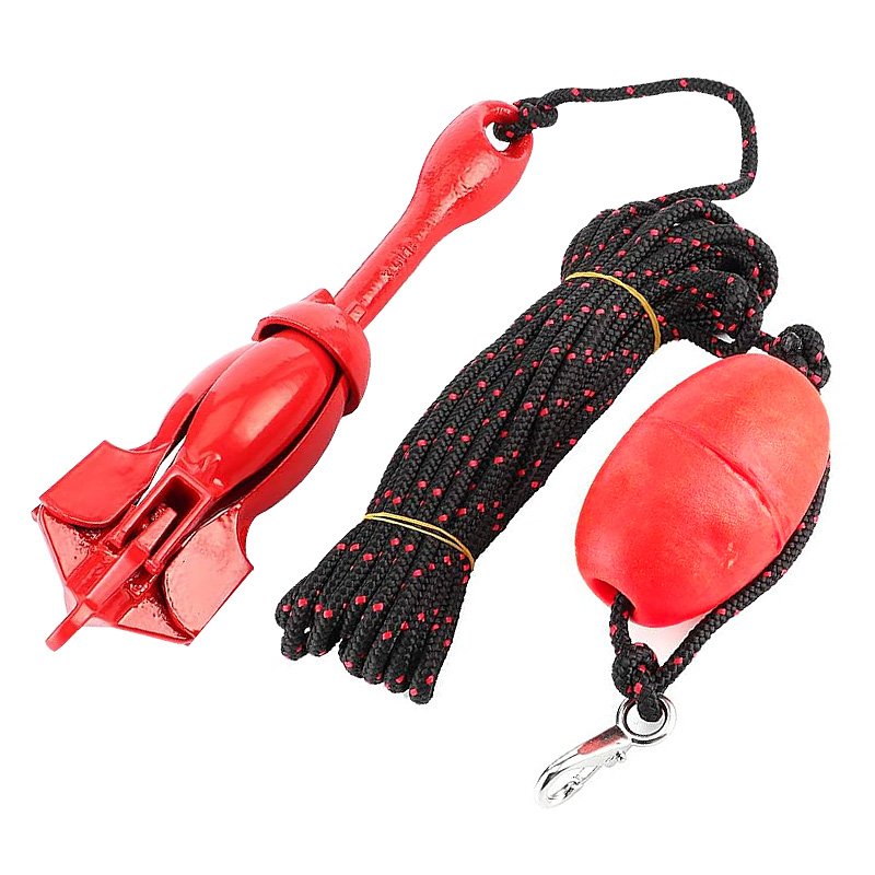 Kayaks Canoes SUP Paddle Boards Jet Skis Fishing Boat Kayak Accessories Folding Anchor Kit Dock Rope Line