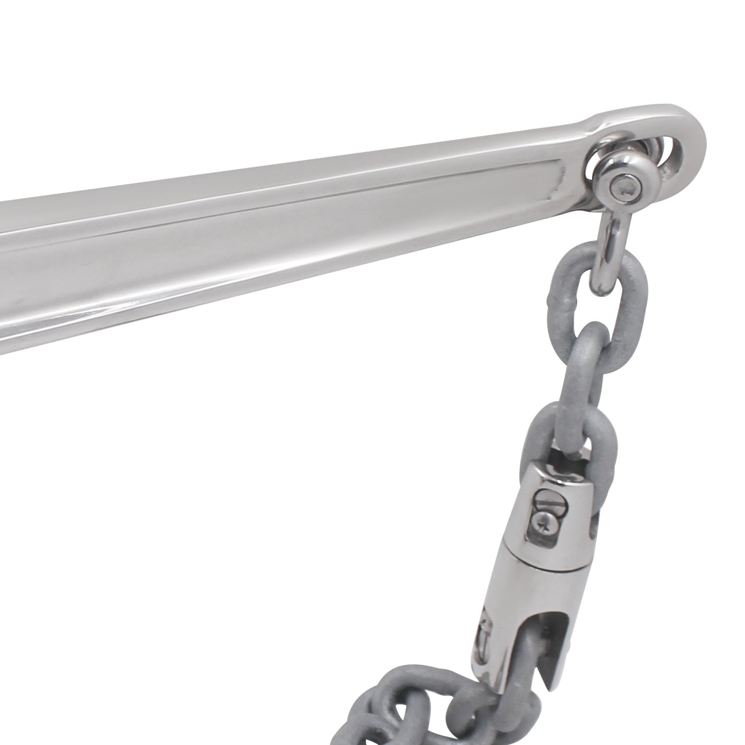 27Kg 35Kg 40Kg 50Kg Boat Anchors Mirror Polished 316 Stainless Steel Boat CQR Plough Anchor