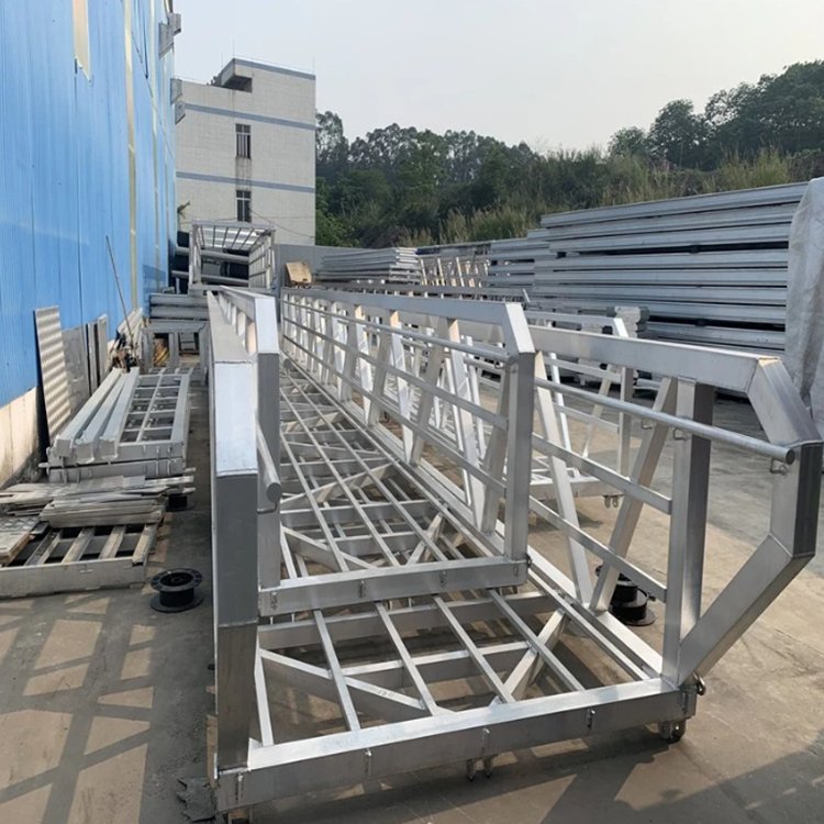 Aluminum Floating Pontoon Dock Access Bridge Gangway with Decking and Handrails