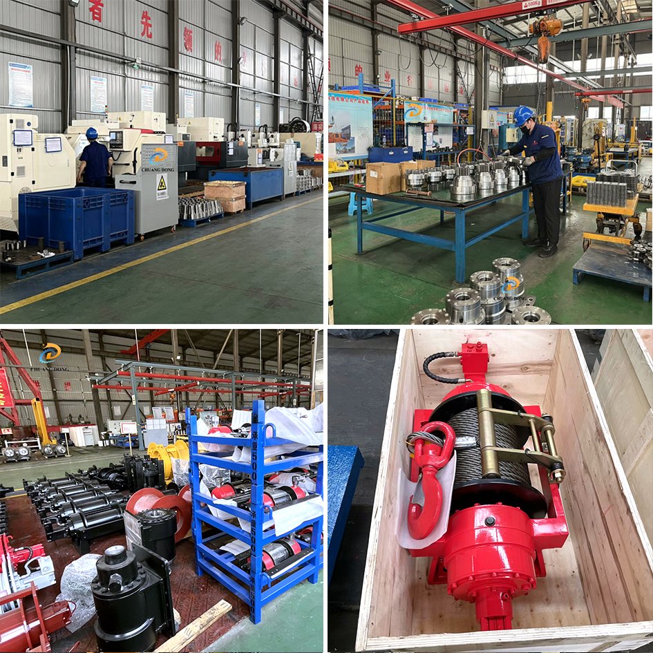 1 Ton 2 Ton 3t 5T for Water Engineering / Trawler/ Towing Boat Hydraulic Winch/ Winches