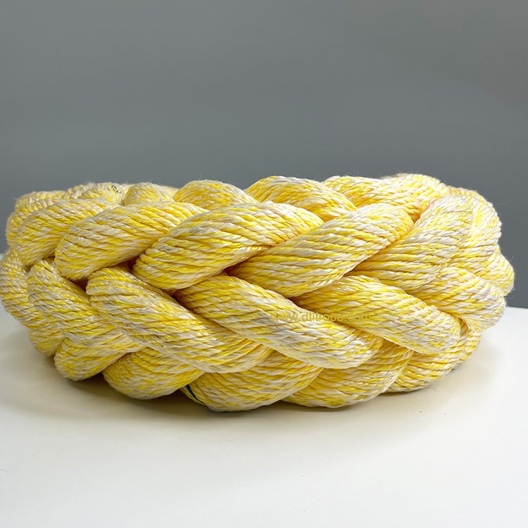 High Strength 64mm 200m Packing Have Eyes Each Side 8 Strand Mooring Anchor Rope pp Material for Boat