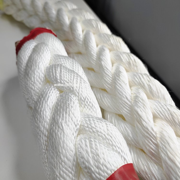 High Strength 64mm 200m Packing Have Eyes Each Side 8 Strand Mooring Anchor Rope pp Material for Boat