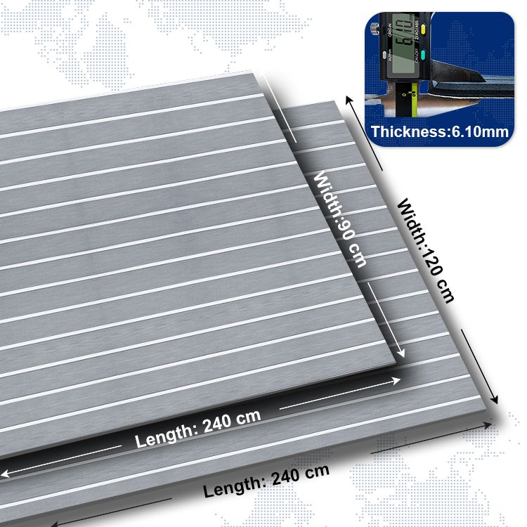 Customizable UV-Resistant EVA Foam Deck Mat Anti-UV Marine Floor for Boats and Pontoon for Sea Usage