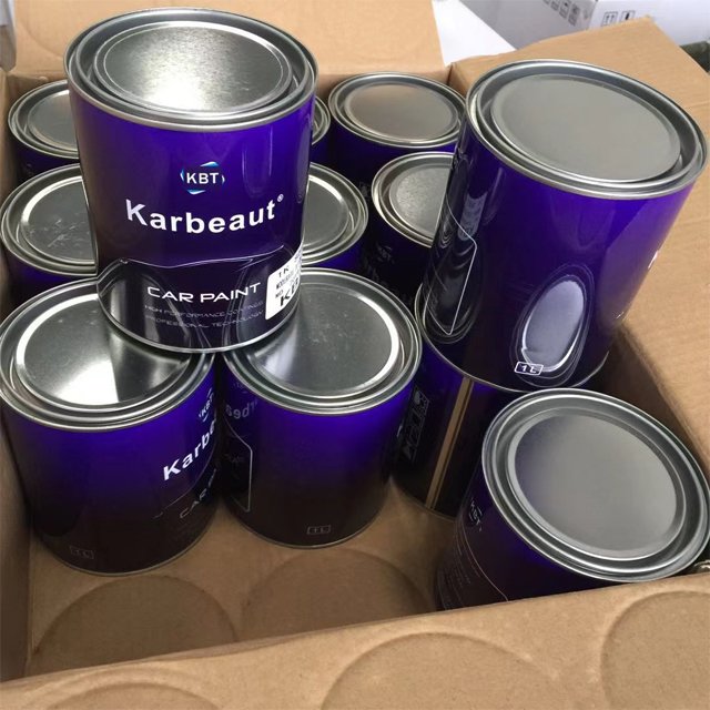 1K P608 Blue Pearl Tint Auto Paint Basecoat With Nice Covering For Autobody Repair