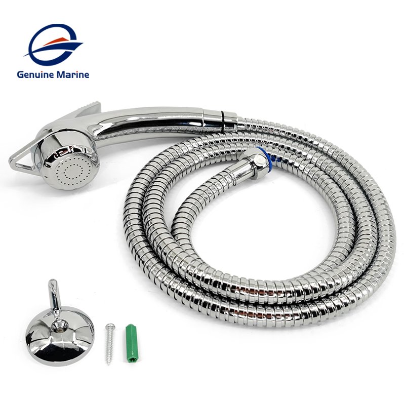 genuine goods marine black UV protection RV external shower with cover marine accessories