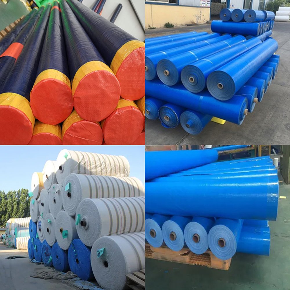 China Factory Supply Cheap HDPE Tarpaulin Cheap Bulk Fabric Durable Coated PE PVC Tarpaulin PE Tarpaulin Roll