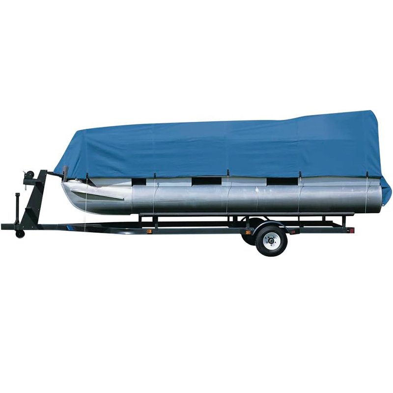 Factory Custom Logo and Models Boat Cover Waterproof Heavy 600D Fabric All Weather Protection UV Proof Dustproof Boat Cover
