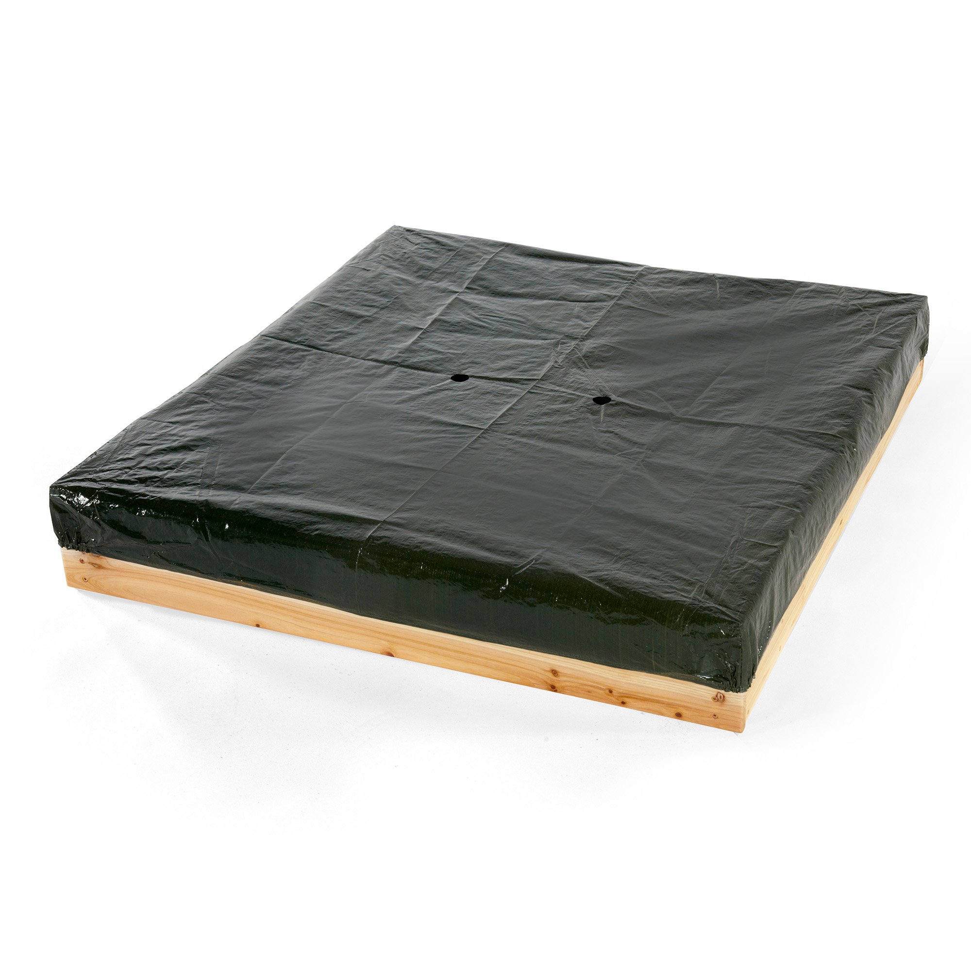 Kids Outdoor Wooden Sandbox Sandpit Wooden Waterproof Cover Playground Equipment for Outdoor Play Area