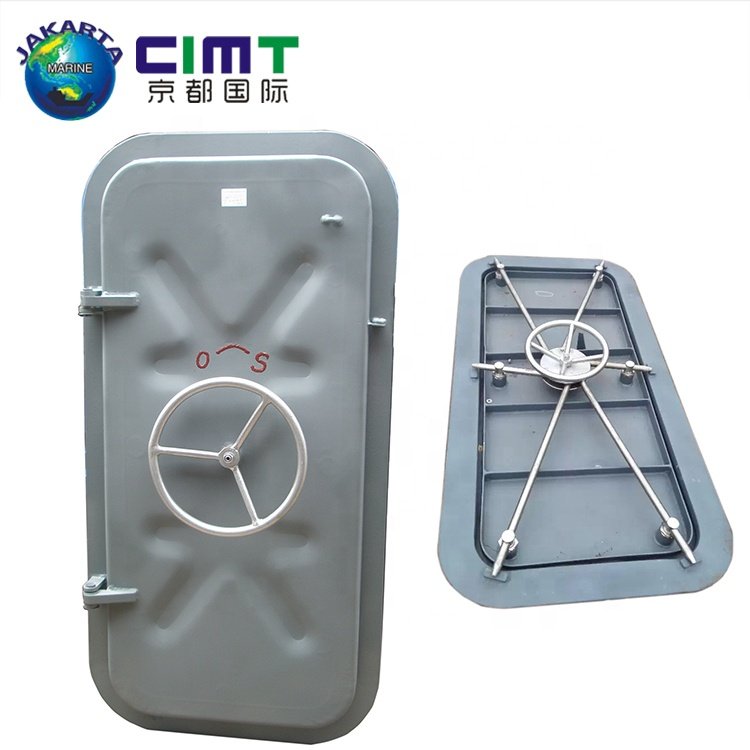 CCS ABS BV NK SOLAS Standard Quick Action Stainless Steel Watertight Marine Ship Boat Door Steel Door with Round Window