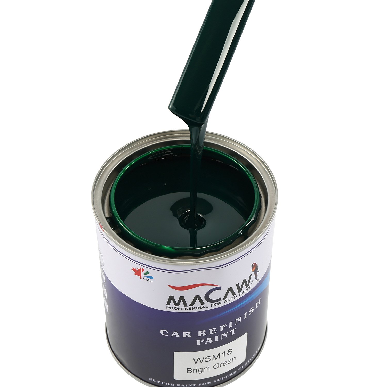 MACAW 1K Solid Color Car Paint WSM44 Tinter Green Good Resin Strong Covering