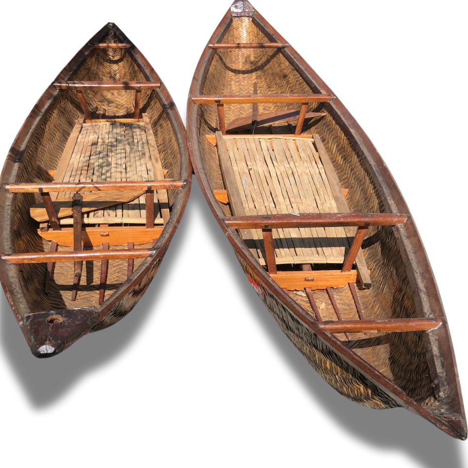 Vietnamese Custom Bamboo Wood Rowing Boat Fast Delivery for Lake & River Outdoor Adventure Fishing OEM ODM Custom Entertainment