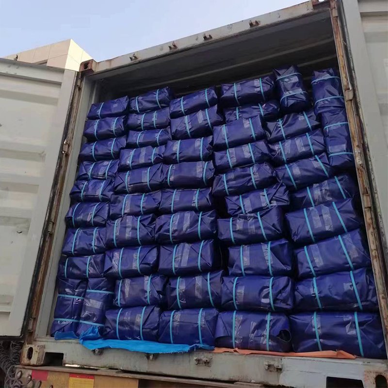 PVC Tarpaulins Waterproof Heavy Duty Tent Cover Blue White Truck Tarpaulin for Outdoor Facilities Boat Covering