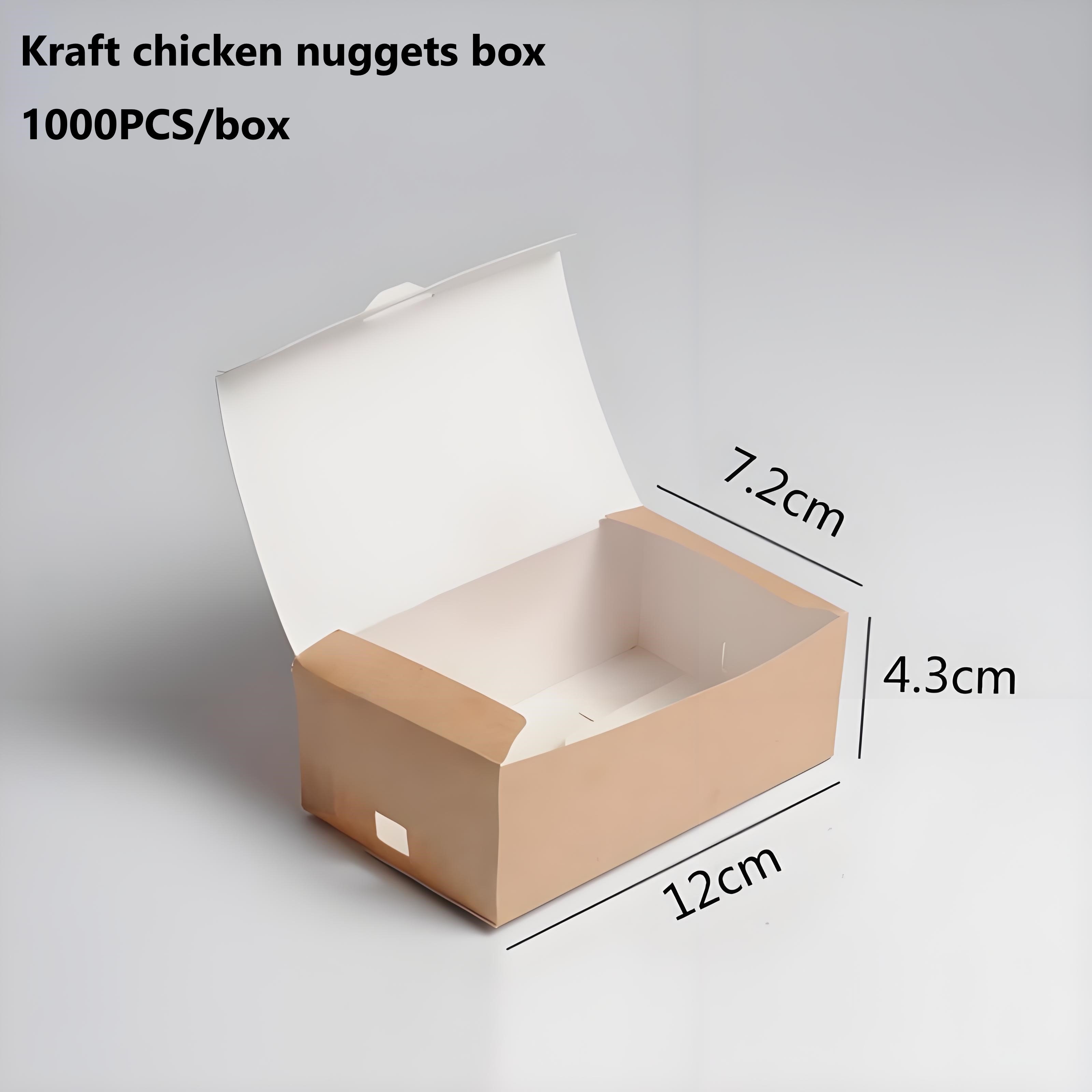 Kraft Bag Fast Food Disposable Paper Boxes Beef Chicken Rice Hamburger Fried Food Family Snack Platter Flower Bucket Kraft Bag