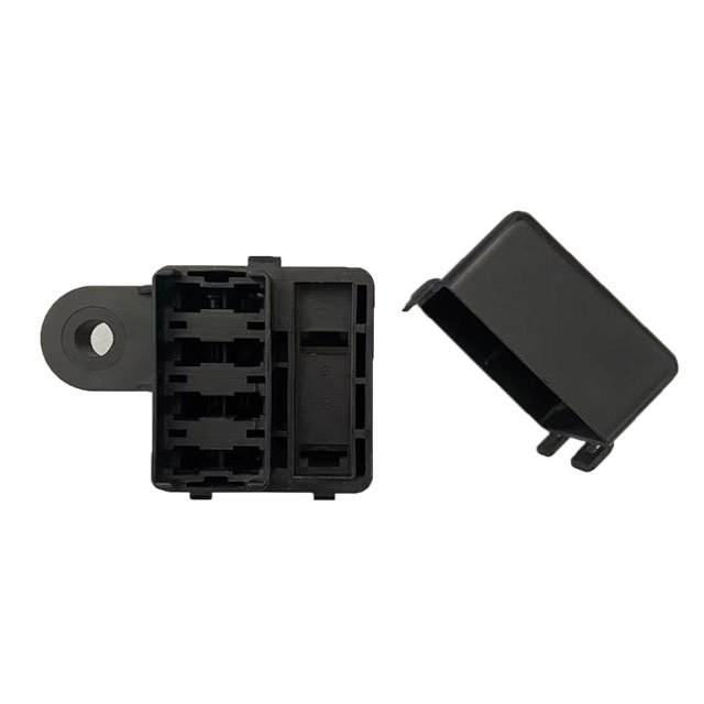 Auto 12V Fuse Holder Box 4 Way Fuse Block With Terminals Universal With Protection Cover for Car Boat Marine