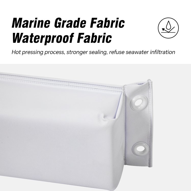 HOMFUL Marine Tear Resistance Dock Corner Bumper Fender 90 Degree Angle Soft Boat Dock Bumper