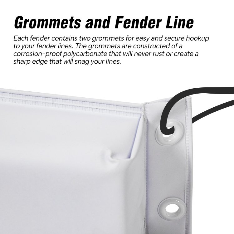 HOMFUL Marine Tear Resistance Dock Corner Bumper Fender 90 Degree Angle Soft Boat Dock Bumper