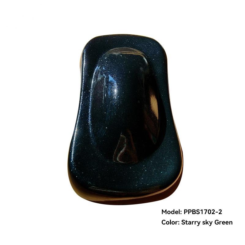 Custom Design PPBS1702- 2 Starry Sky Green Powder Coating Thermosetting Electrostatic Spray Powder Coating