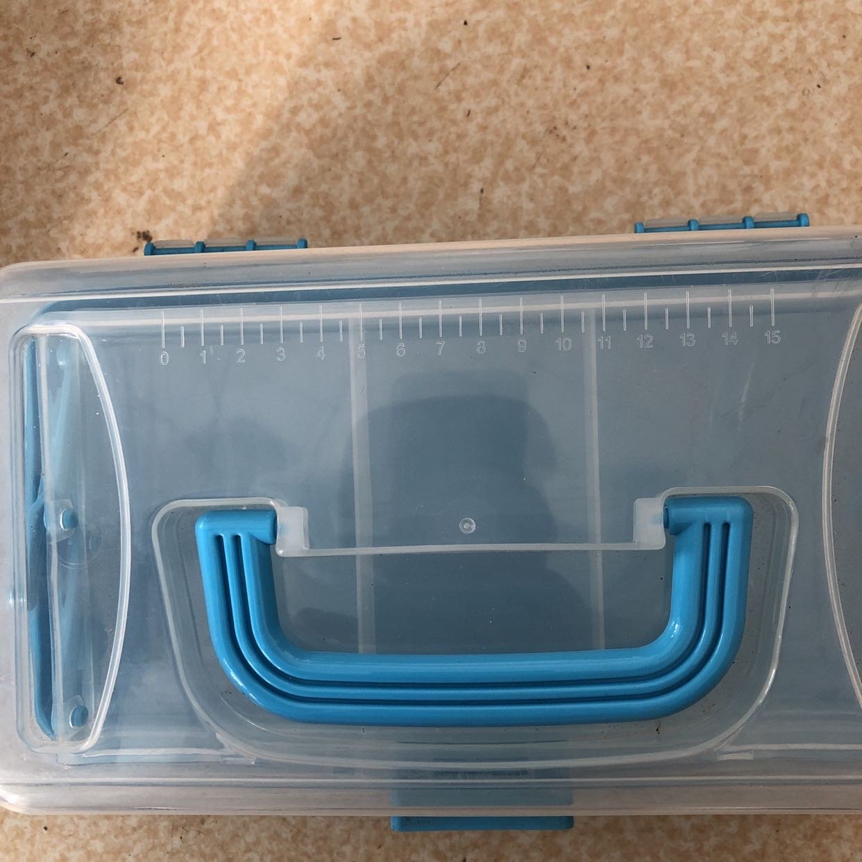 28X16.5X13cm 480g Multi Layer Tray Fishing Storage Box Tackle Plastic Lure Box Fishing Tackle Box Handy Fishing Tackle Tool case