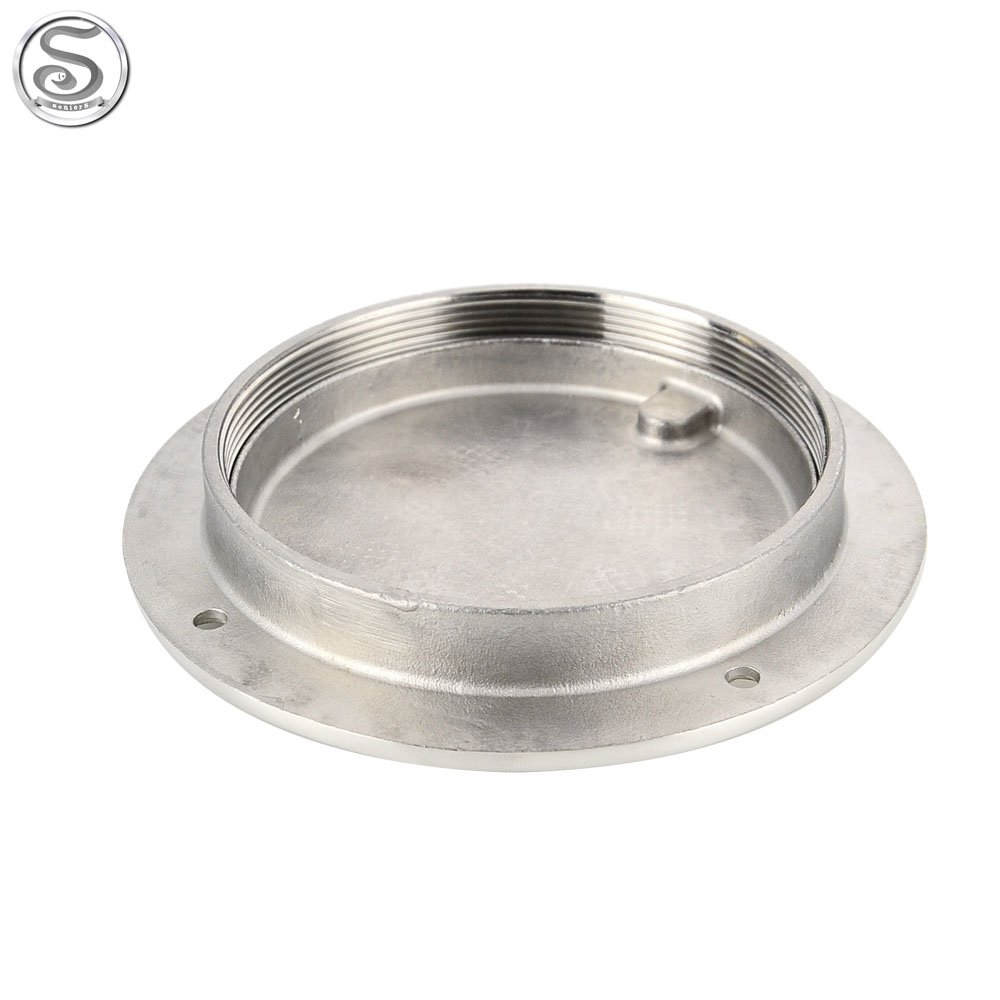 Boat Parts Marine Hardware Accessories Round Deck Plate Hatch Cover Stainless Steel Mirror Silver Polish