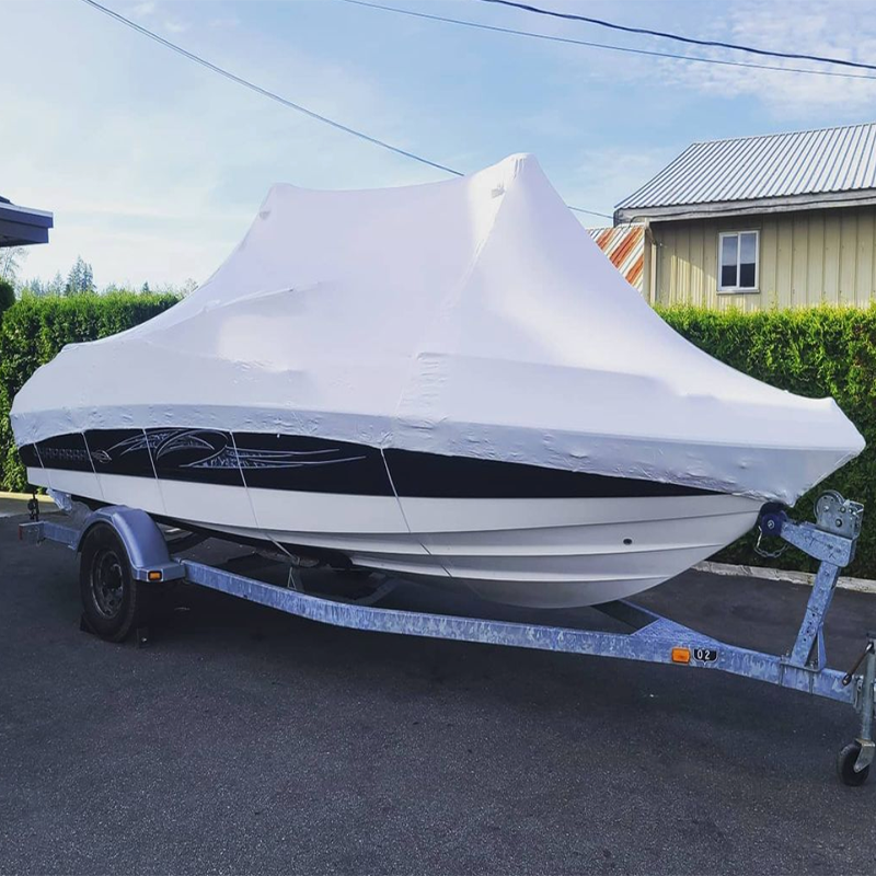 Factory Supply White 7mil-12 Mil PE Shrink Wrapping Film for Furniture Boat Car Scaffolding Building Wrap