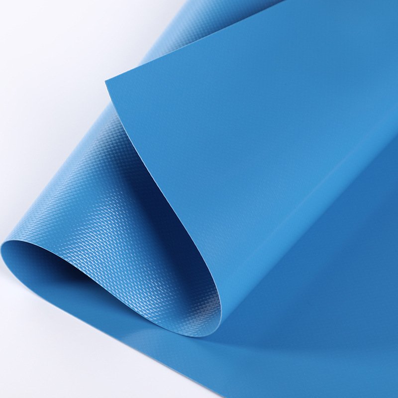 Custom Made Waterproof 1000D PVC Tarpaulin With Eyelets Manufacture Factory Blue Green Red Tarp