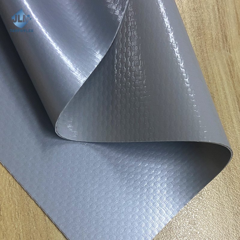 High Tensile Anti-UV PVC Tarpaulin Fabric Truck Cover Rolling Side Curtain Top Container Cover