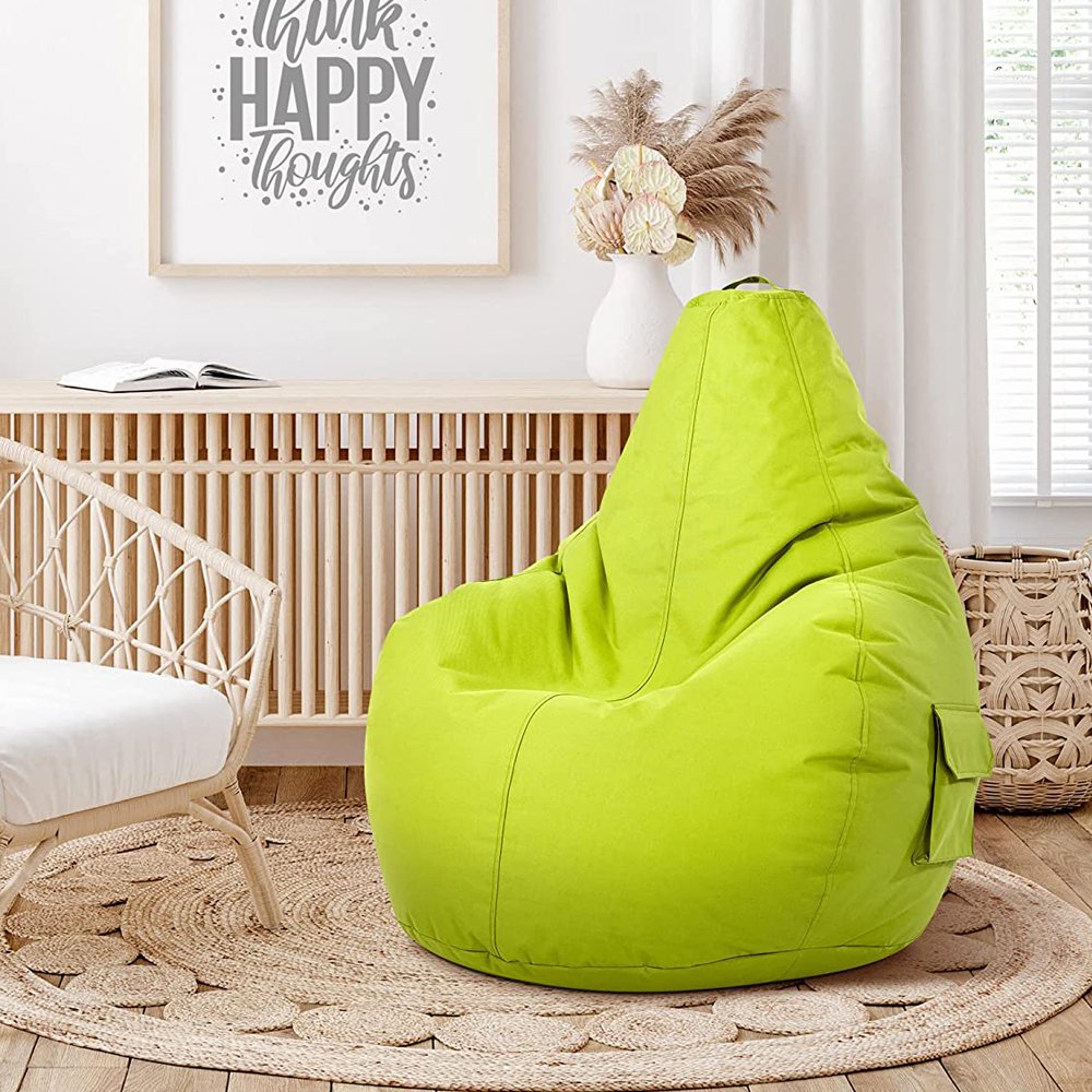 Comfy Indoor & Outdoor Gaming Bean Bag Chair Cover Seat Cushion Outdoor Bean Bag Cover