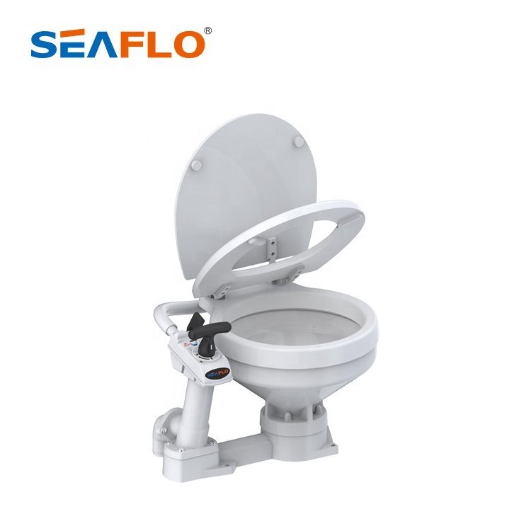 SEAFLO Manually Operated Marine Toilet for Yacht