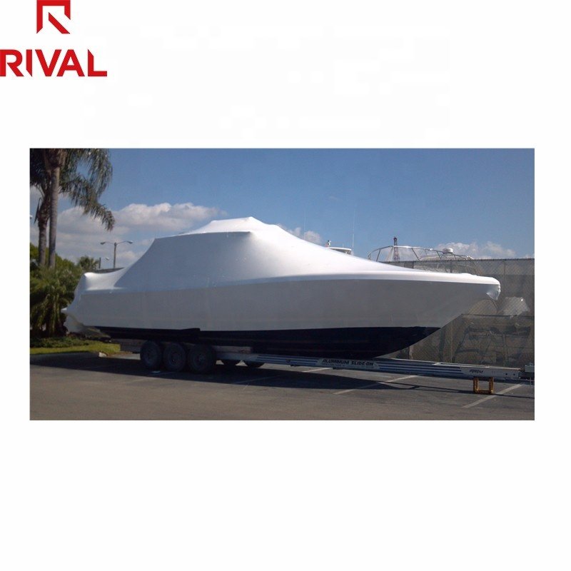 LDPE 40ft X 100ft 10MIL PE White Shrink Wrap for Covering Heavy Machinery Boat,Car ,Building ,Equipments